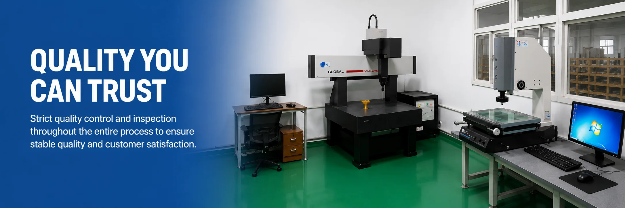 Quality you can trust - CMM inspection room